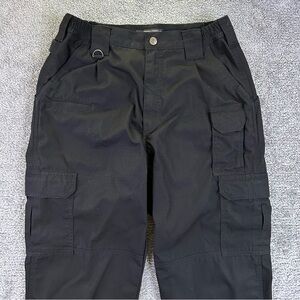 5.11 Tactical Black Men's Cargo Pants Multiple Pockets 32x32 Ripstop Taclite Pro